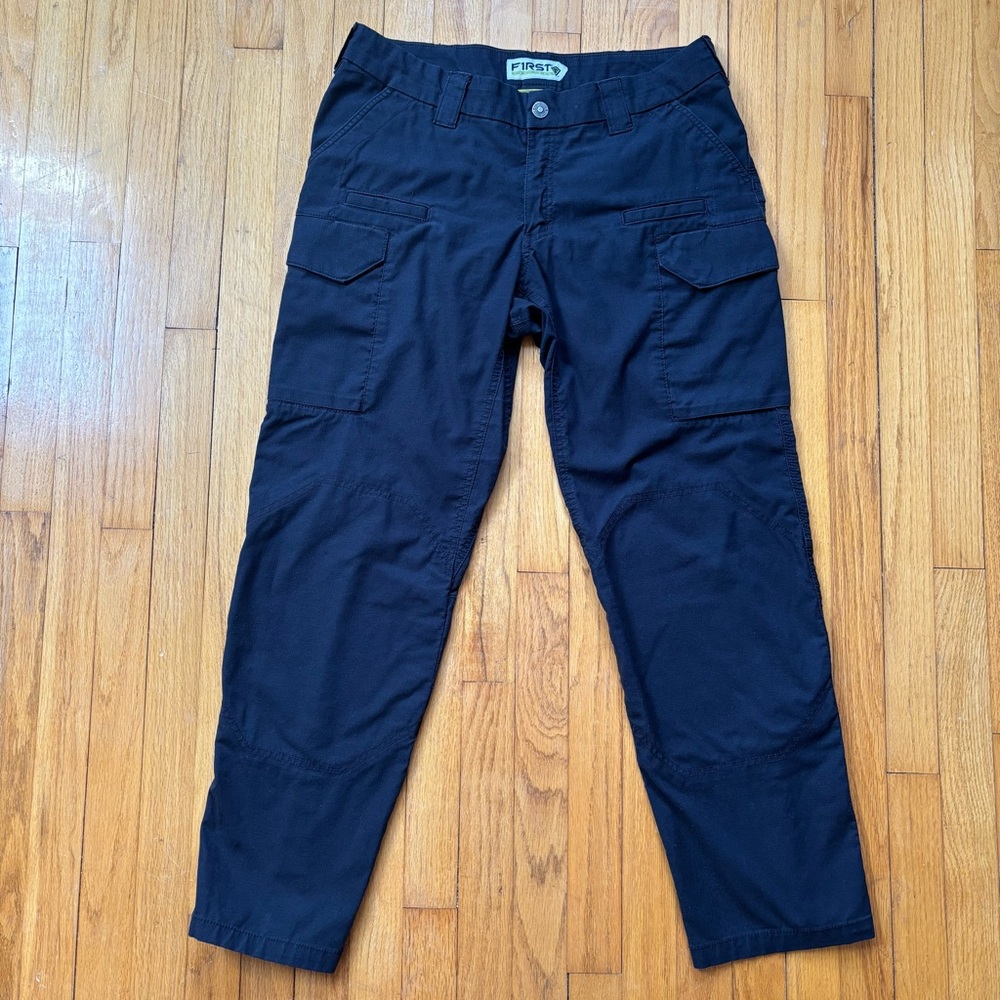 FIRST TACTICAL WOMENS Navy Blue Pants SZ 14 Regular